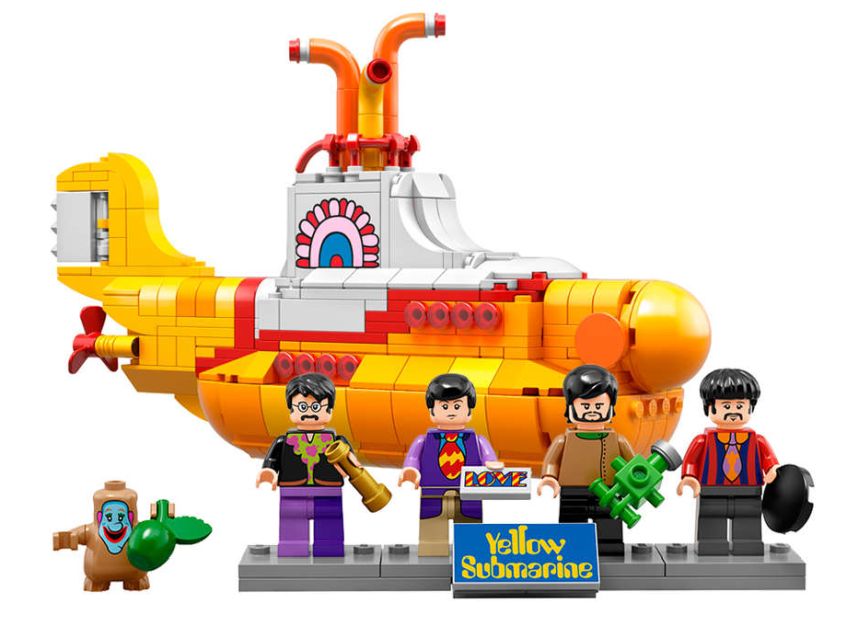 Lego e Beatles: ecco lo Yellow Submarine