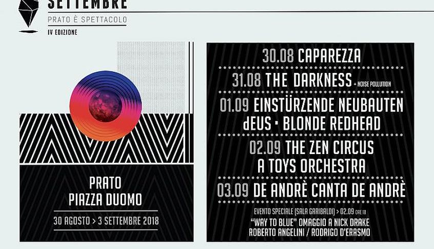 Einstà¼rzende Neubauten, dEUS e Blonde Redhead insieme a Prato a settembre