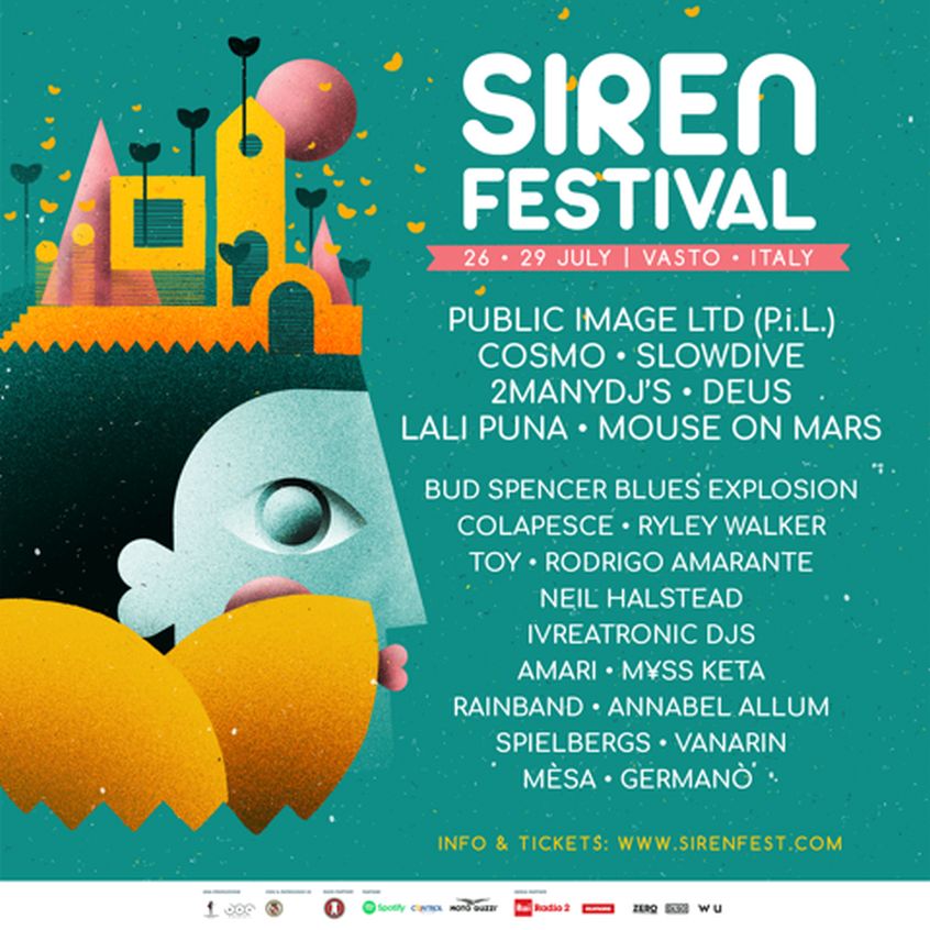 [CHIUSO] Vinci 1 abbonamento per SIREN FESTIVAL @ Vasto dal 26 al 29 luglio 2018