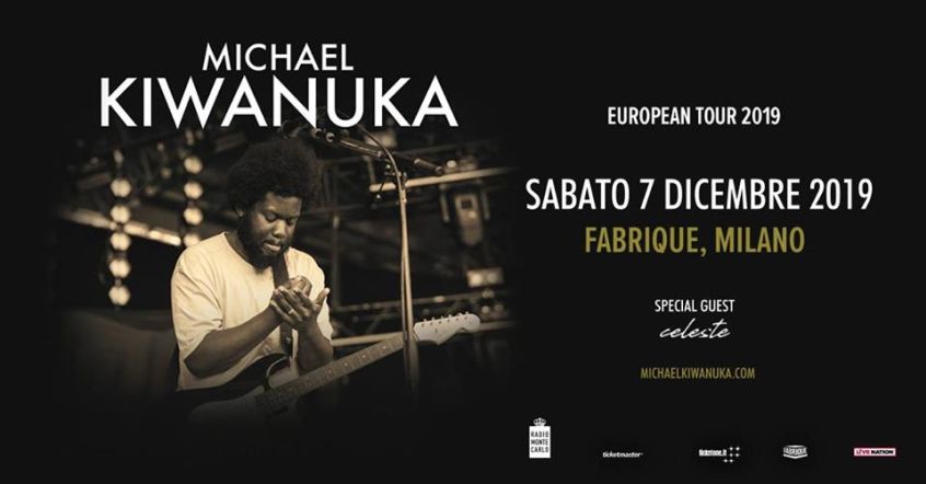 Data unica italiana per Michael Kiwanuka a dicembre, Fabrique, Milano