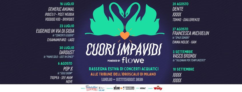 Andiamo a vedere il programma della rassegna musicale milanese “Cuori Impavidi”