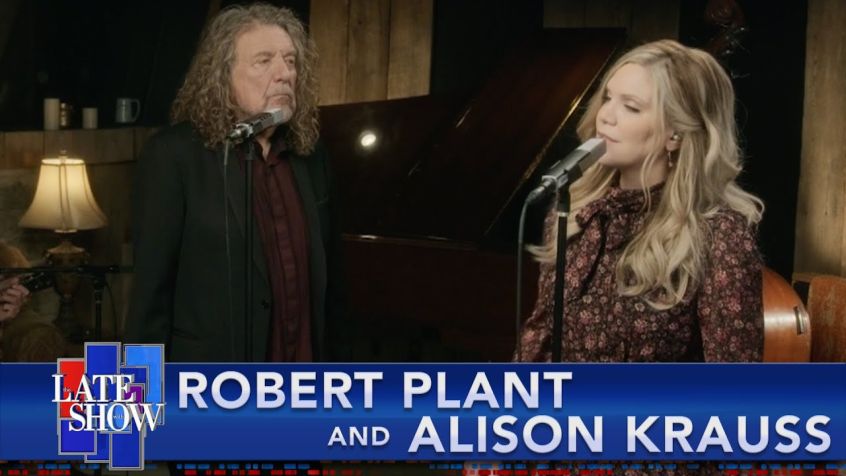 Guarda Robert Plant e Alison Krauss eseguire due brani al The Late Show With Stephen Colbert