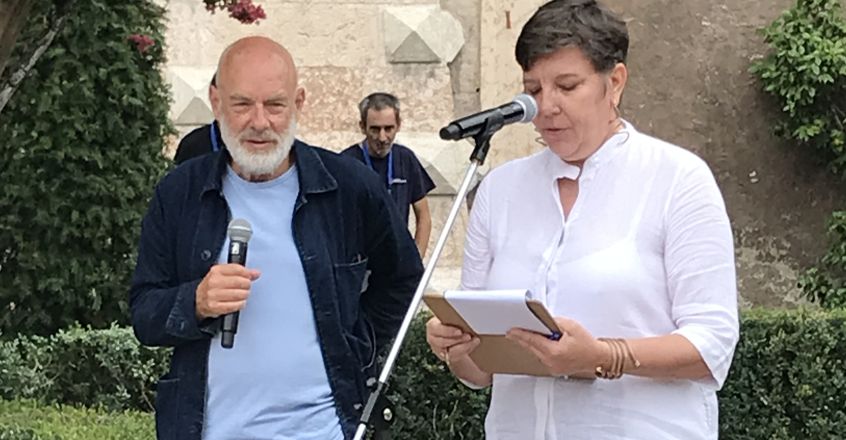 Brian Eno – Inaugurazione installazioni multimediali (Trento, 19/08/2022)